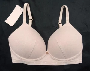 M & S ROSIE AUTOGRAPH NON WIRED PLUNGE BRA LOUNGE PINK MARKS SPENCER 34E - Picture 1 of 2