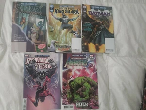 STRAY DOGS,BATMAN,SUICIDE SQUAD,AVENGERS,SPIDER-MAN 2021 FCBD LOT of 5 COMICS - Picture 1 of 1