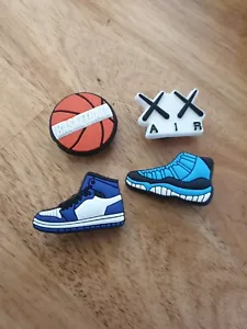 Basketball Sneakers Croc Shoe Charms Jibbits X4 - Picture 1 of 1