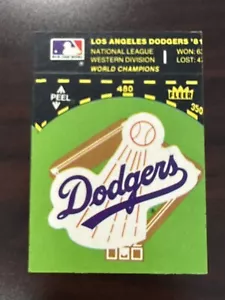Vintage Los Angeles Dodgers Fleer Sticker 80s - Picture 1 of 1