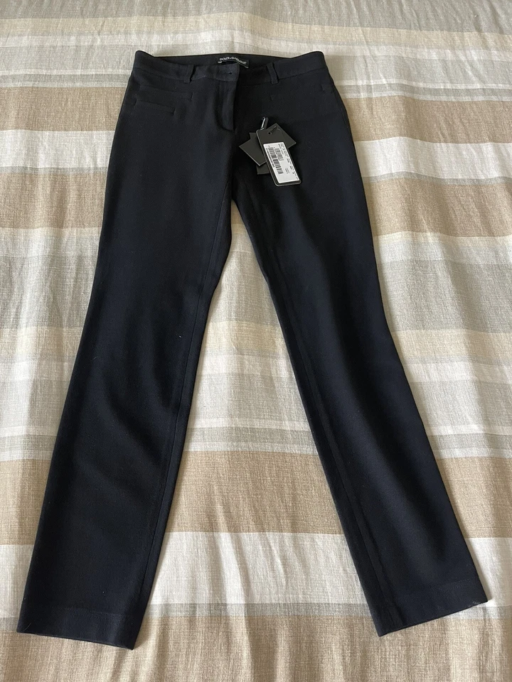 Dolce & Gabbana Pantalones Pierna Ajustados Modelo D3FCTD G8465 Negro Talla 38 Foto 1 de 4