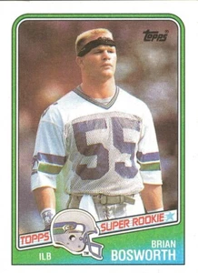 1988 TOPPS Brian Bosworth SEAHAWKS Oklahoma OU-SOONERS - Foto 1 di 1