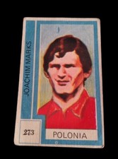 Collectible card of the great soccer player Joachim Marx WC 1974
