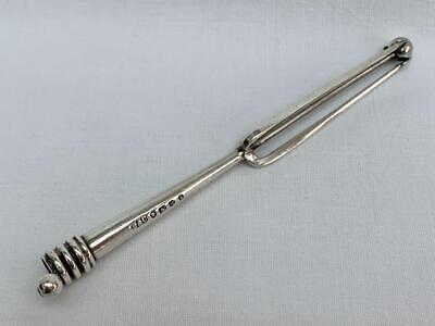 Fine Solid Sterling Silver Hallmarked Victorian Telescopic Pickle Fork Date 1859 • 26£