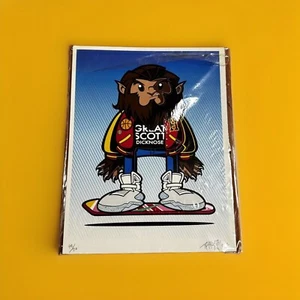 2014 Art Marty McFly Teen Wolf 48/ 50 Sneakercon Air Mag Hoverboard Complex 80s - Picture 1 of 5