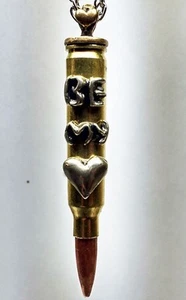 Love Bullet “Be My Love” Silver Pendant - Picture 1 of 2