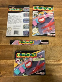 Nintendo NES Crackout Mattel Palcom Software Pal Game Instruction Manual Only