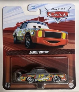 Mattel Disney Pixar Cars DARRELL CARTRIP with FLAMES new # 17 - Picture 1 of 1