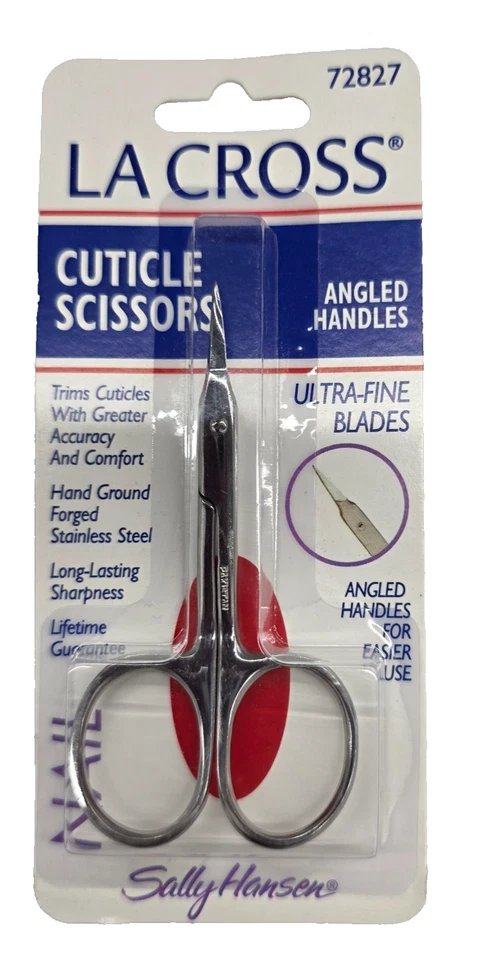 NUEVAS TIJERAS PARA UÑAS CUTÍCULA LA CROSS CUCHILLAS ULTRAFINAS Mango Angular 72827 Foto 1 de 1