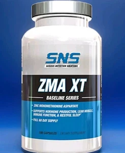 SNS Serious Nutrition Solutions  ZMA XT Testosterone Booster Sleep Weight Loss  - Picture 1 of 4