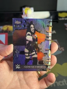 2025 Topps Chrome WWE Cactus Jack - Stephanie Vaquer Purple Refractor /250 - Bild 1 von 2