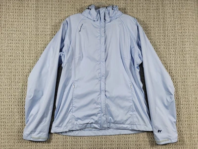 Decathlon Quechua Womens Winbreaker Jacket Sz M Removeable Hood Mesh Lined - Изображение 1 из 4