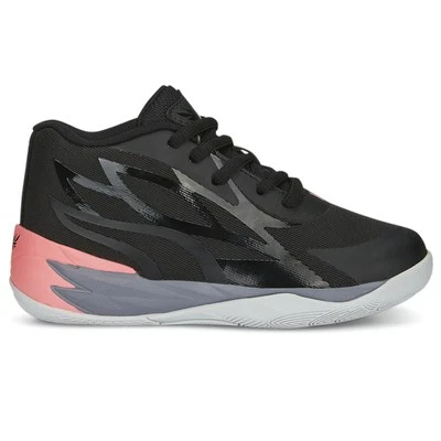 PUMA Mb.02 Flare Basketball  Youth Boys Black Sneakers Athletic Shoes 39127101 - Image 1 of 4