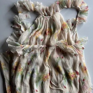 For Love & Lemons Abby Open Back Floral Maxi Dress Size M NWT - Picture 1 of 11