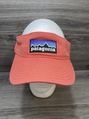 Patagonia Mujer Rosa Melocotón Visera Sombrero Ajustable Sol Foto 1 de 4