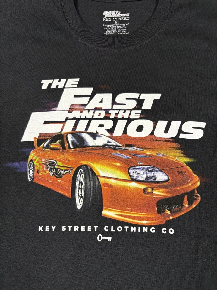 NWOT KEY STREET MOVIE PROMO T SHIRT THE FAST AND THE FURIOUS MENS M UNIVERSAL - Image 1 of 4