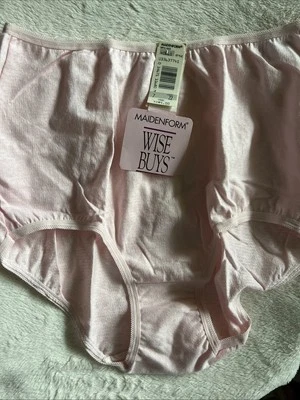 VTG Pink MAIDENFORM WISE BUYS STYLE #40665 HIGH CUT PANTIES, SIZE 7 NWT   B13 - Image 1 of 4