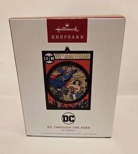 Hallmark Keepsake Ornament 2025 90th Anniversary DC Through The Ages Papercraft  - Picture 1 of 5