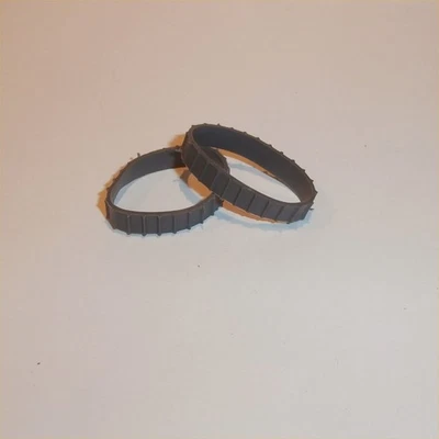 Matchbox Tracks 1-75 49 a Military Halftrack Treads Grey Pair - image 1 of 4