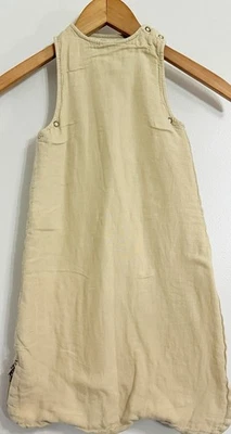 The Simple Folk The Essential Sleep Sack Linen/Wool Cream Ivory Size 0-9 Months - Image 1 of 3