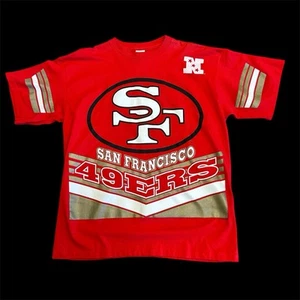 VINTAGE San Francisco 49ers T-Shirt NFC Champions 1995 Single Stitch Size XL - Picture 1 of 12