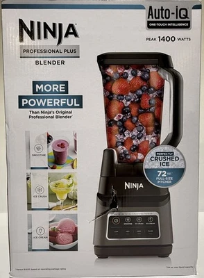 Licuadora Ninja Professional Plus con Auto IQ BN701, 72 oz 1400 vatios, 3 funciones Foto 1 de 4