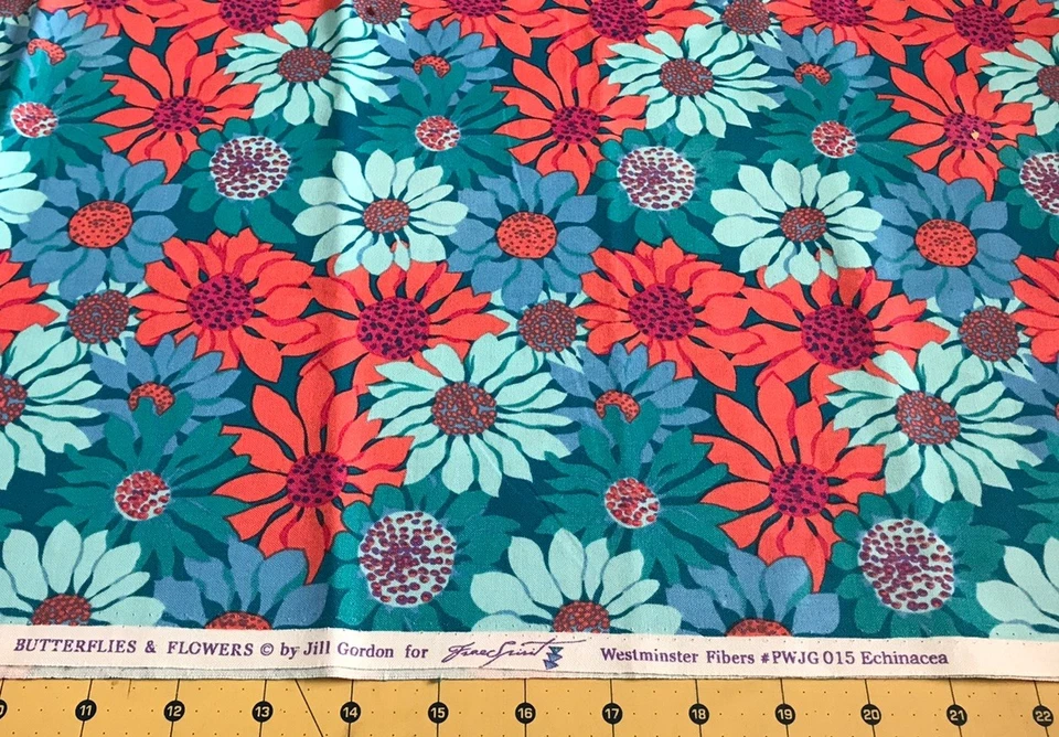 Flowers 100% cotton fabric sold by the yard #2232 - Image 1 of 1