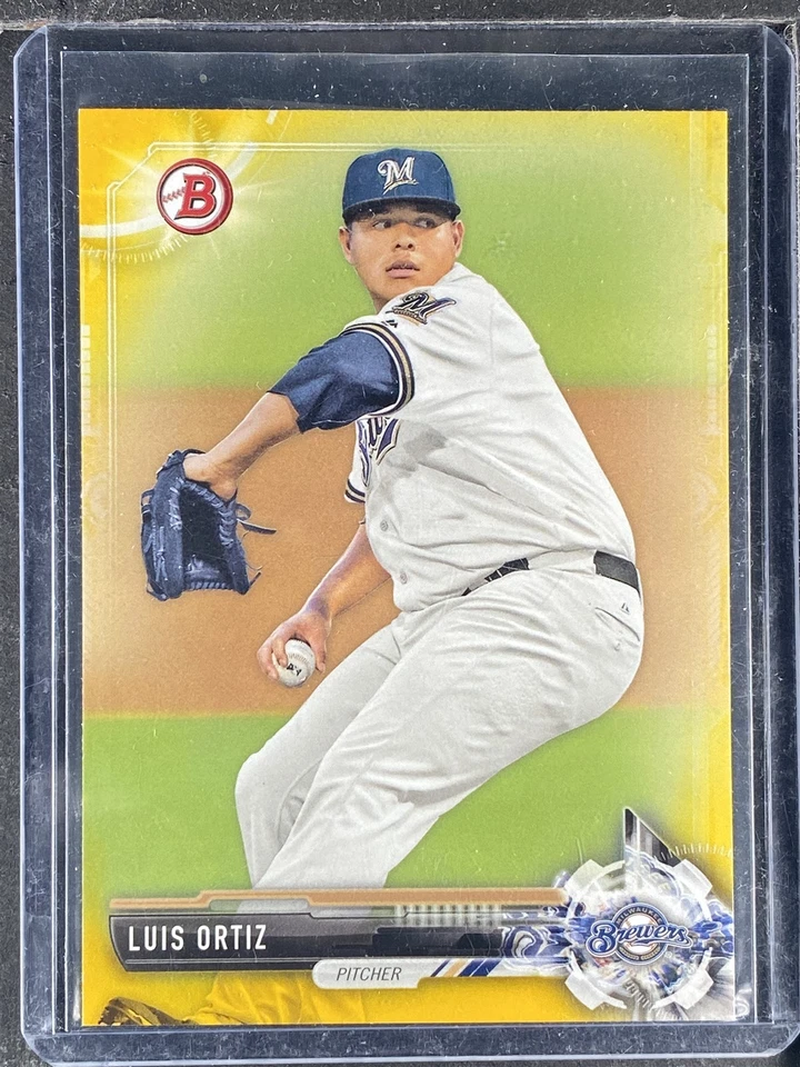 Ortiz, Luis - 2017 Bowman Prospect Paper - Yellow - Image 1 of 1