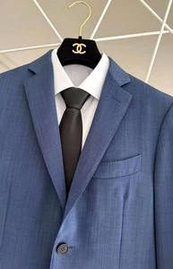 $1995 CANALI TRAVEL NEW 100% WOOL ITALY BLUE SIZE: 46 BLAZER JACKET COAT W004 - Bild 1 von 16
