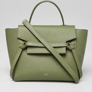 Celine Micro Gürteltasche aus genarbtem Kalbsleder mit Riemen - Bild 1 von 16