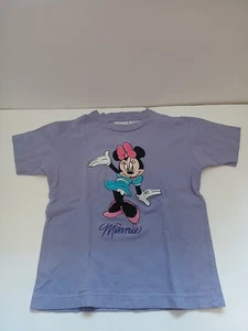 T-shirt vintage The Disney Store Minnie Mouse ricamata anni 90 bambina piccola - Foto 1 di 4