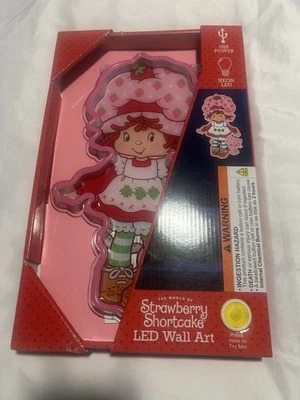 🍓The World Of Strawberry Shortcake 14 x 9 LED arte de parede🍓 - Imagem 1 de 3