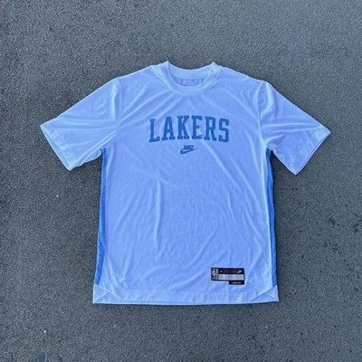 NIKE LA Lakers стрельбы рубашка средний мужской белый синий классический выпуск команды выпуск - Изображение 1 из 4