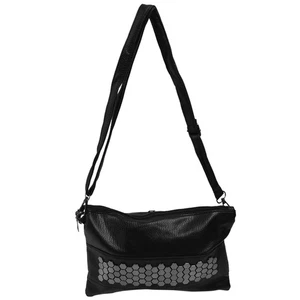 Nuova Moda Pelle PU Confezione Rivetti Busta Confezione Sera Frizione 8628 - Foto 1 di 8
