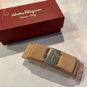 Salvatore Ferragamo Pink Barrette Ladies 1 - Picture 1 of 3