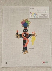 Jude Designs Hand Painted Needlepoint Canvas-Voodoo Doll-4.5”x7” - Picture 1 of 2
