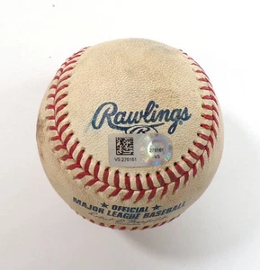 2021 New York Mets @ Pirates Game Used Baseball Dominic Smith/David Bednar COA - Picture 1 of 3