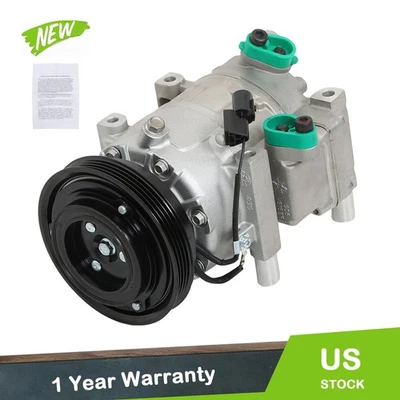 Compresor de aire acondicionado CO 10925C para Hyundai Accent 2006 2007-2009 1,6 L l4 con embrague Foto 1 de 4