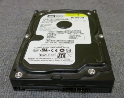 Western Digital WD800JD-75MSA1 DC077 Blue 80GB 7200RPM 8MB 3.5" ATA-300 HDD - Image 1 of 4