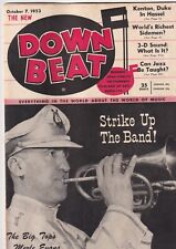 Down Beat Mag Merle Evans Kenton, Duke In Hassel October 7, 1953 101219nonr