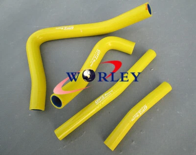 Mangueira de radiador de silicone para Suzuki RM250 RM 250 1996 1997 1998 1999 2000 AMARELA - Imagem 1 de 4