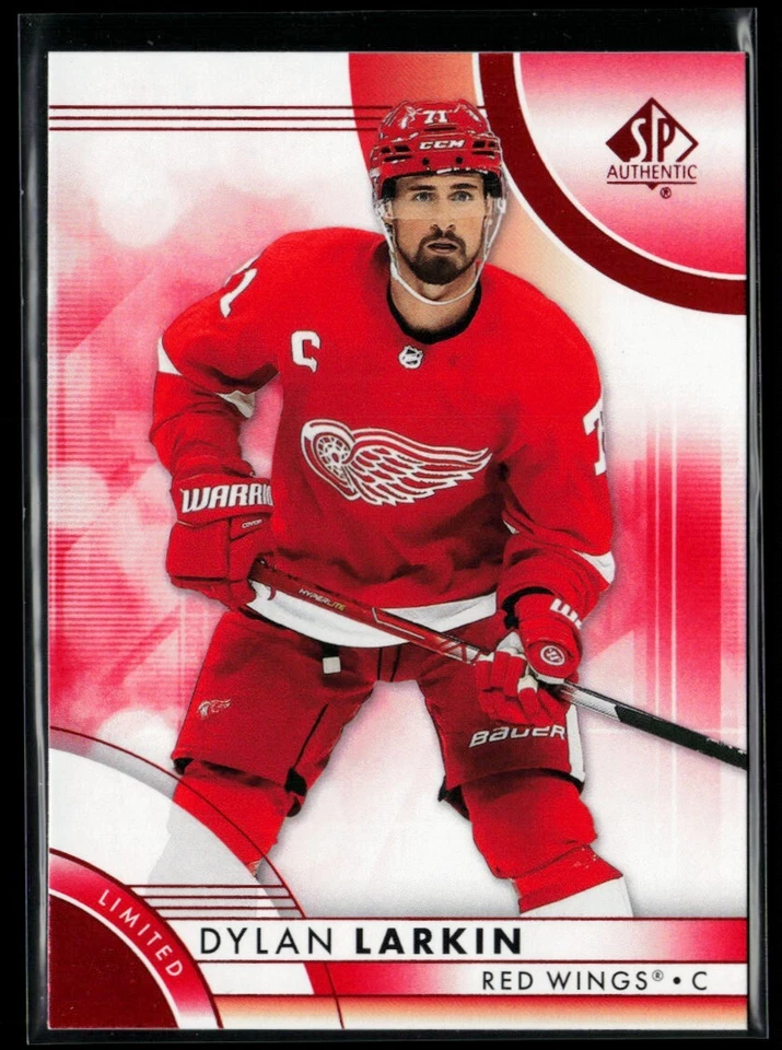 2023-24 SP Authentic Limited Red #90 Dylan Larkin - Image 1 of 2