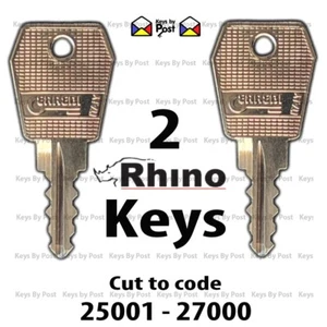 2 X LLAVES TUBO RHINO 25001 - 27000 VAN GUARD QUEST LLAVE PRORACK THULE - Imagen 1 de 2