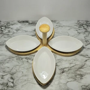 Plato para servir Lillian Vernon con forma de flor hecho en Tailandia-imprescindible cocina - Imagen 1 de 10