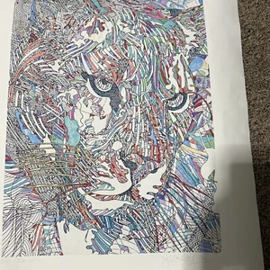 Etude Feline - Guillaume Azoulay Signed 87/99 24”x21” - Picture 1 of 12