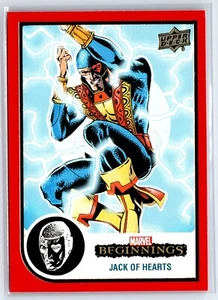 2022 Upper Deck Marvel Beginnings Red Border #72 Jack of Hearts - Picture 1 of 2