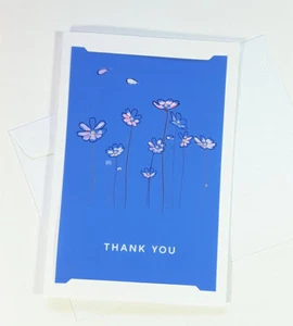 Thank You Cards Notes Flower Wedding Business Birthday Thankful TO THANK49 - Picture 1 of 3