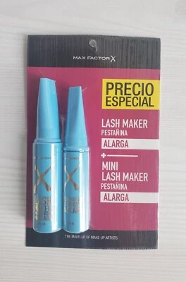 Max Factor LASH MAKER MASCARA 1 Full size + 1 Mini size Black NEW - Image 1 of 3