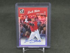 2023 PANINI DONRUSS ZACH NETO AUTO LOS ANGELES ANGELS JM7