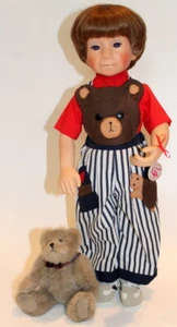 Julie Good Kruger Doll in original Box 20" Bear Hugs Little Boy 576/1000 - Bild 1 von 6